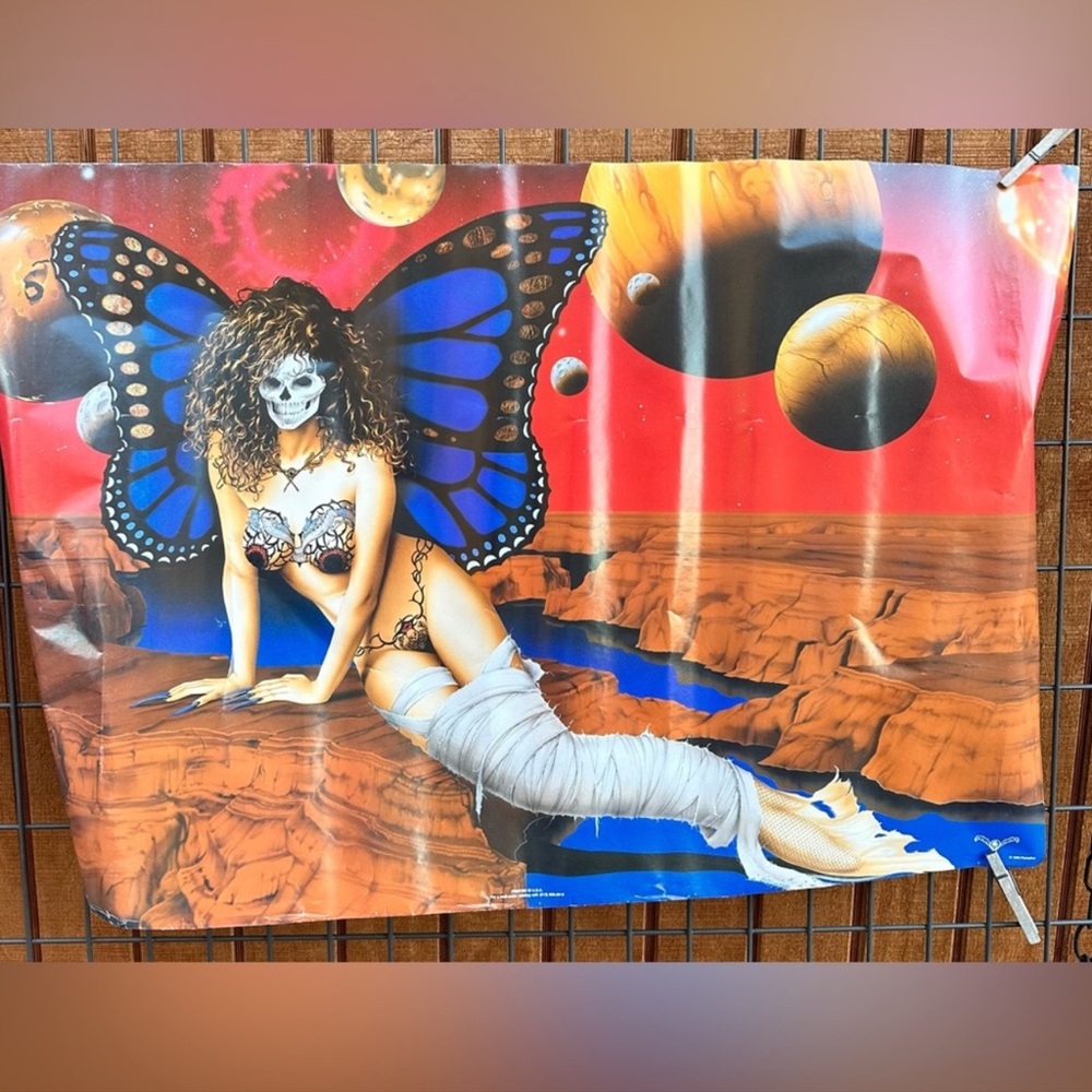 1993 Pamelina Art Poster OSP Publishing Vintage Fantasy Art merwoman 90s